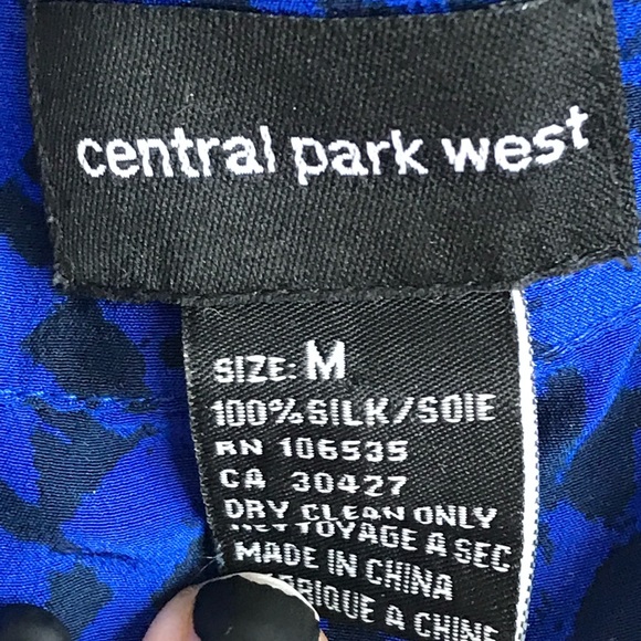 Central Park West (Aritzia) blue/black top - Picture 2 of 2